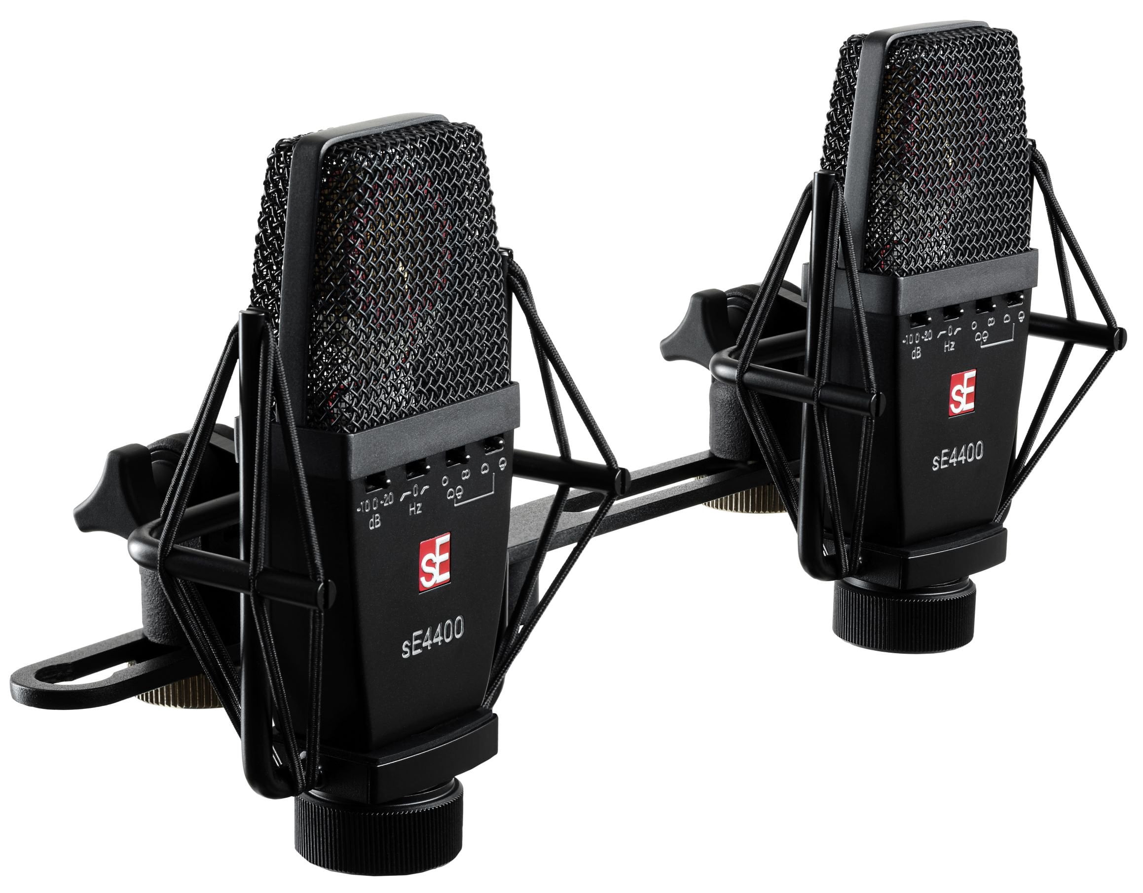 SE Electronics SE4400-PAIR-U Factory Matched Pair of SE4400 Diaphragm Condenser Microphone - Large