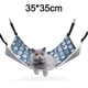 thumbnail image 3 of Hamaca para gatos, hamaca transpirable para mascotas con correas ajustables y ganchos de metal, hamaca colgante de doble cara para gatos, hurones, cachorros y otros animales pequeños, 3 of 6