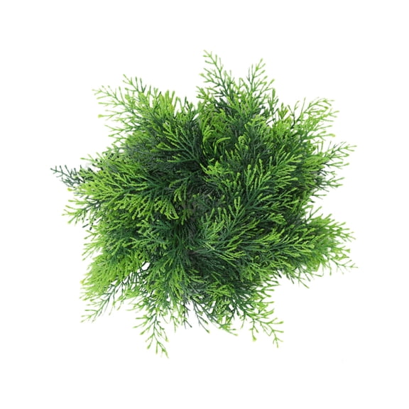 Christmas Cedar Candle Ring Mini Green Wreath for Xmas Party Table Home Wedding Decor