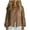 Brown, variant on Spring Summer Linen Shirt for Women V-Neck Button-Up Cardigan with Pockets Casual Loose Short Sleeve Top, Brown M