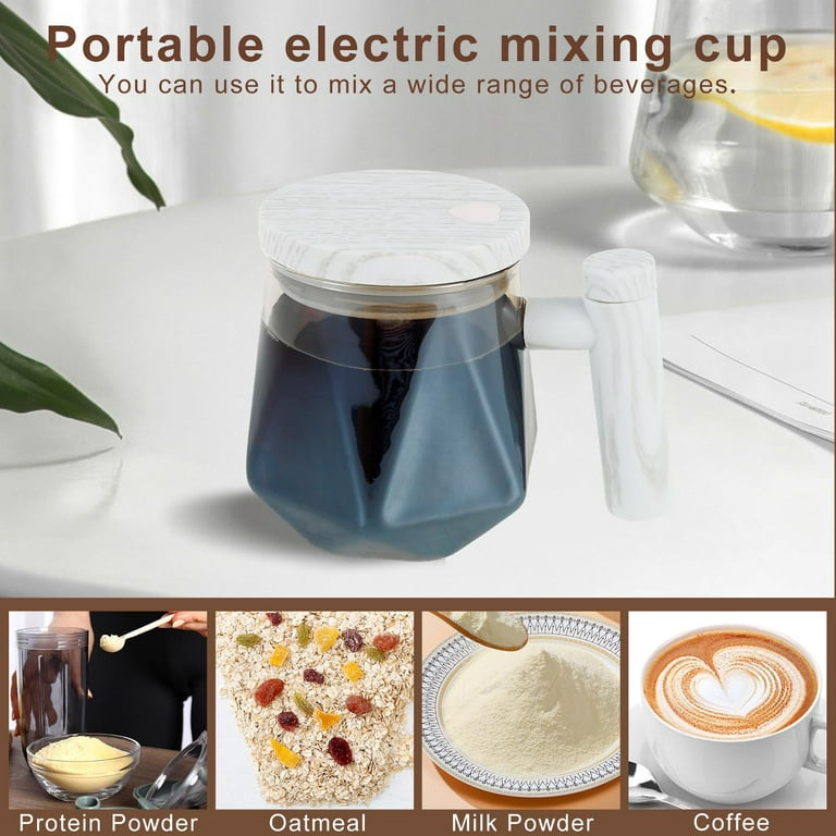 Electric Mixing Mug Self Stirring Coffee Mug 400ML Automatic High Speed  Stirring Cup Battery Powered Stirring Cup For Coffee Milk Protein Powder