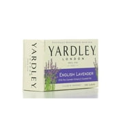 Yardley London English Lavender with Essential Oils Soap Bar, 4.25 oz Bar (Pack of 3)