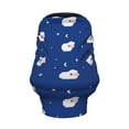 thumbnail image 2 of Haiem Moon Lamb Baby Nursing Cover & Nursing Poncho - Multi Use Cover for Baby Car Seat Canopy, Stroller Cover, 360°Full Privacy Breastfeeding Coverage, 2 of 9