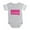 Heather Gray, variant on CafePress - S Dakota - Cute Infant Baby Football Bodysuit