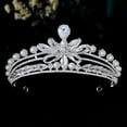 thumbnail image 1 of unbranded Crown Plateada Con De Y Ideal Para Y Eventos Formales, 1 of 8