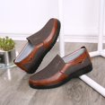 thumbnail image 4 of Chaussures pour Hommes Chaussures Décontractées pour Hommes Décontractées Automne Mode Rétro Affaires Décontractées Semelle Souple Confortables Plates Chaussures pour Hommes, 4 of 8