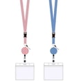 thumbnail image 1 of Cordón retráctil con forma de flor pequeña, hebilla fácil de tirar, fácil de tirar, para documentos, cordón para teléfono móvil, funda para tarjeta de PVC, 1 of 4