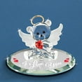 thumbnail image 2 of Glass Baron Angel Bear with Red Heart Figurine, 2 of 6