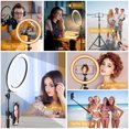 thumbnail image 4 of Soporte de trípode ajustable 12 pulgadas LED Selfie Ring Luz de relleno Foto Lámpara de video Tmvgtek Para Estrenar, 4 of 9