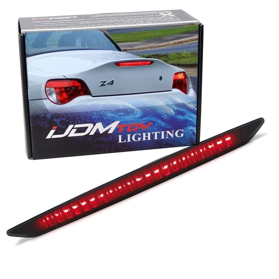 OEM-Spec Smoked Lens Full LED Trunk Lid Third Brake Light Bar Assembly For 2003-2008 BMW E85 Z4 Convertible