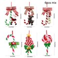 thumbnail image 1 of 4/14 Uds colgante de Navidad bola de caramelo colgante de caramelo rojo blanco piruleta helado decoración de árbol de Navidad hogar Año Nuevo Navidad 2023, 1 of 4