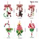 thumbnail image 1 of 4/14 Uds colgante de Navidad bola de caramelo colgante de caramelo rojo blanco piruleta helado decoración de árbol de Navidad hogar Año Nuevo Navidad 2023, 1 of 4