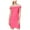 Pink, variant on Womens Pink Sleeveless Scoop Neck Micro Mini Party Body Con Dress XS
