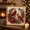 B, variant on Trovenix Christmas Bird Brick and Stones Painting Decorative Wall Art for Holiday Home Decoration