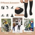 thumbnail image 6 of Nanahuang Warm Knee High Socks for Women 5 Pairs, Thermal Womens Cotton Long Casual Thick Winter Gifts Socks for Hiking Skiing, 6 of 7