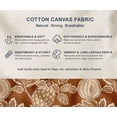 thumbnail image 5 of Soimoi Cotton Canvas Fabric By The Yard | Printed Fruits Design in Brown | 56 Inch Wide | Medium Weight, Durable Material for Upholstery, Bags, Curtains & Crafts, 5 of 7