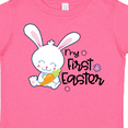 thumbnail image 4 of Inktastic My 1st Easter with Cute Bunny and Carrot Boys or Girls Toddler T-Shirt, 4 of 5