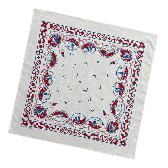 Vintage Cotton Bandana Unisex Lightweight Headscarf Multipurpose Neck Wrap For Daily Outdoor Use