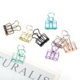 thumbnail image 1 of Clips Huecos, Práctico Proceso de Galvanoplastia Clip de de Milano de Alambre de Hierro Hueco Clips de Larga Multicolor Clip de Papel Herramienta decorata de Oficina para La, 1 of 7