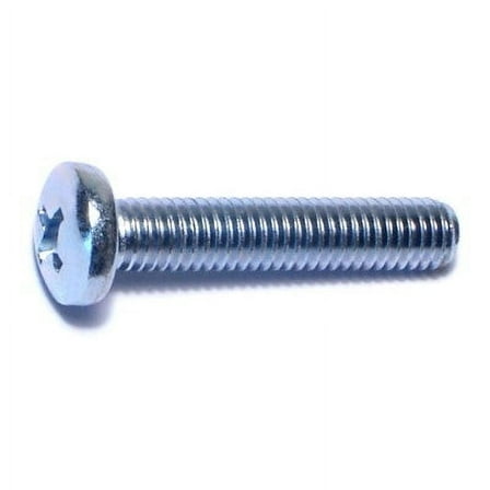 #10-32 x 1" Zinc Phillips Pan Head Machine Screws (100 pcs.)