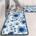 thumbnail image 2 of Kitchen Rugs Sets Of 2,Pioneer Flower Floral Print Pattern Anti Fatigue Kitchen Mat Rugs Non Slip Washable,Decorative Kitchen Floor Mats for Kitchen,Sink,Laundry,17"x47"+17"x47", 2 of 5