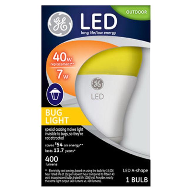 Bwt 209695 7 watt Outdoor Bug LED Light Bulb, Yellow