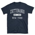 thumbnail image 1 of Chittenango New York Classic Established Men's Cotton T-Shirt, 1 of 1