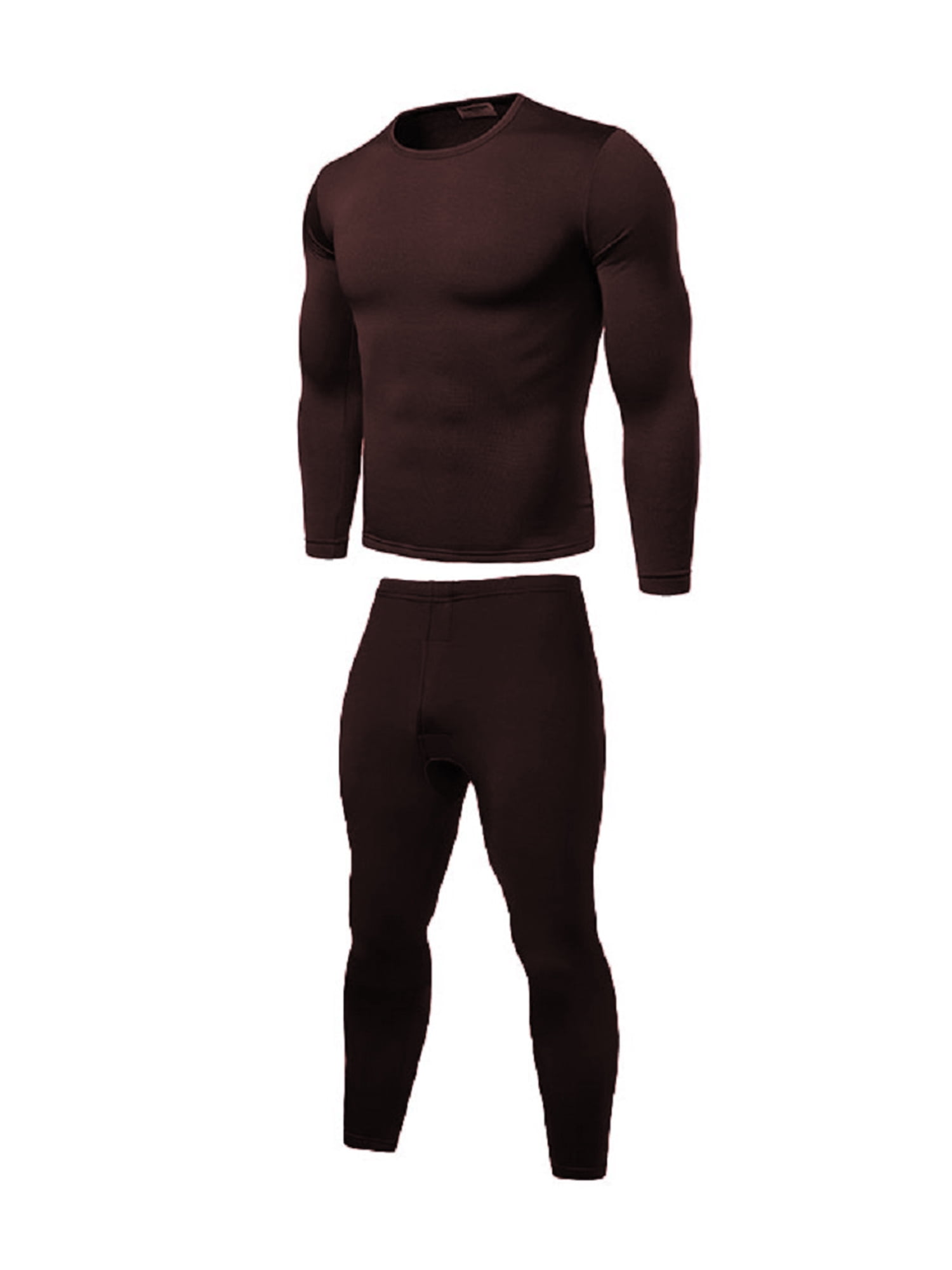 luethbiezx Mens Thermal Underwear Sets Fleece Lined Warm Top and Bottom