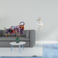 thumbnail image 2 of Estatua de toro de resina, figura de bailarina, escultura pintada a mano, adorno de escritorio, decoración moderna, material de resina, adecuado para, 2 of 8