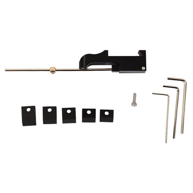WORGEOUS 1 conjunto de clicker de arco de flecha de arco profesional de arco de arco de arco de tiro con arco de tiro con arco clicker (negro)