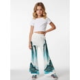 thumbnail image 2 of Girls Stretchy Pants Relaxed-Fit Bell Bottom Flare Leggings Casual Trousers for Youth Girls Age 4-12, 2 of 6