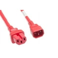 thumbnail image 2 of 6FT 14AWG RED POWER CORD C14-C14 15AMP 250V SJT JACKET, 2 of 2