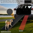 thumbnail image 2 of unipaws 75" Extra Long Telescoping Dog Ramp for Car, SUV & Truck, 2 of 7