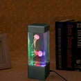 thumbnail image 3 of Led Jellyfish Tank Night Light Electric Variable Color Table Aquarium Lamp for Kids Gift, 3 of 4