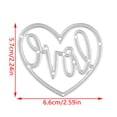 thumbnail image 2 of Die Cuts for Card Making, Ouginx Love Heart Shaped Metal Cutting Dies DIY Die Cutters Die Stencils for Scrapbooking, Embossing & More, 2 of 7
