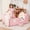 Sweet Pink, variant on SLSY Toddler Bed Frame with Removable Guard Rails, Standard Crib Size for Boys & Girls 1-6 Years, Certified Fabric
