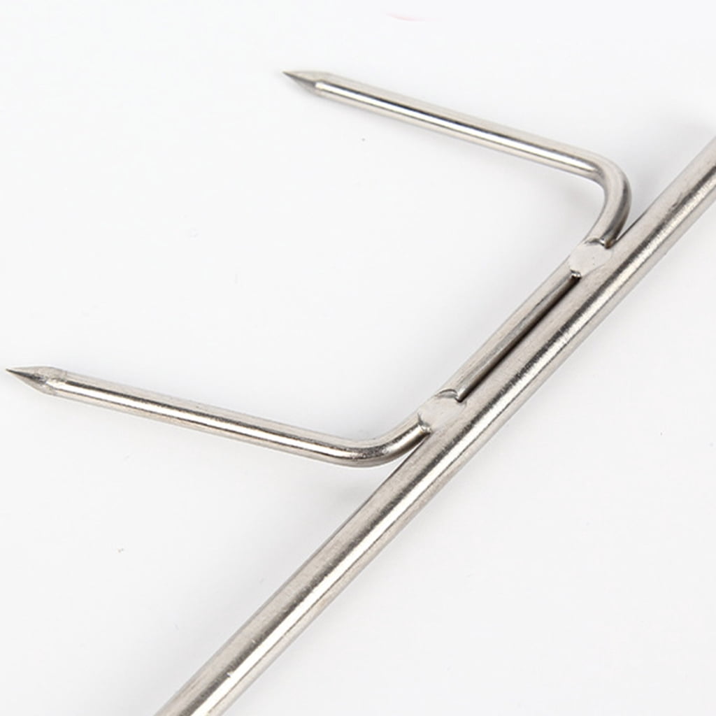 10PcsSm0k1ngHooks Set Hooks for Fish Smoking, Stainless Steel Fishing Hooks
