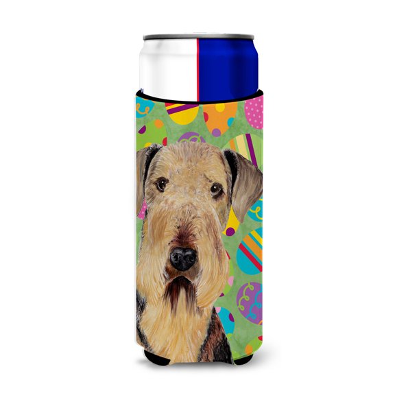 Airedale Easter Eggtravaganza Ultra Hugger for slim cans