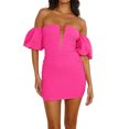 thumbnail image 3 of Vestido Vestido corto de mujer Hotsweet, jersey, vestido de tubo Sexy ajustado, vestido de fiesta para Club Cgtredaw Rosa Xl para Mujer, 3 of 7