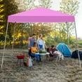 thumbnail image 7 of Ainfox 8 x 8 ft Pop up Canopy Tent, Instant Slant Outdoor Gazebo for Beach, Sun Shade,Outdoor Activies,Pink, 7 of 7