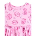 thumbnail image 2 of Disney Princess Toddler Girl Allover Print Dress with Short Sleeves, Sizes 12M-5T, 2 of 3