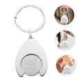 thumbnail image 4 of Minkissy 4Pcs Trolley Keyring Metal Shopping Cart Shape for Women, 4 of 8
