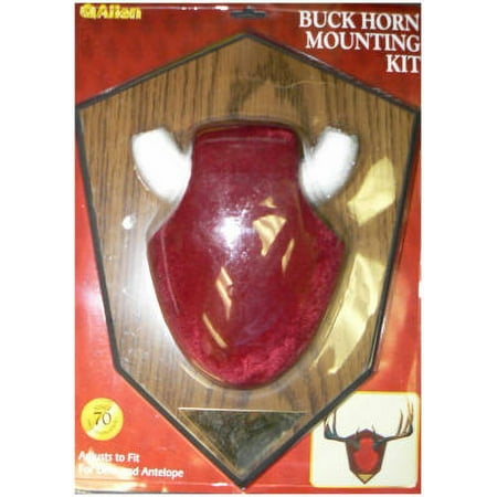 Red Antler Mounting Kit Red Skull Cover Sturdy Plaque With Wood Gra Each