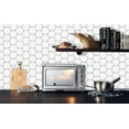 thumbnail image 6 of clevermosaics Waterproof Hexagon Vinyl Mosaic Tile for Bathroom Backsplash, Removable (10 Tiles/Set), 6 of 9