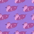 thumbnail image 1 of Ahgly Company Machine Washable Indoor Square Transitional Heliotrope Purple Area Rugs, 8' Square, 1 of 7