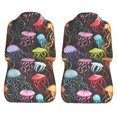 thumbnail image 3 of LAKIMCT Colorful Jellyfish Car Seat Covers Vehicle Front Seat Covers Universal Fit Seat Protector, 3 of 9