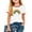 White12, variant on Mgmyaa Girl's Printed T-Shirts Casual Round Neck Short Sleeved Shirt Kid's Summer Casual Pullover T-shirt Graphic Tees for Kids