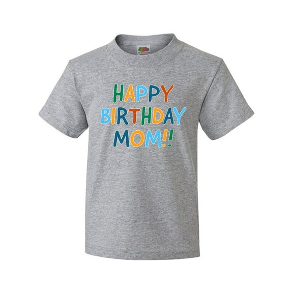 Inktastic Happy Birthday Mom Youth T-Shirt