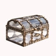 thumbnail image 4 of Caja Transparente Plástico Cofre Del Pirata Joya Cristal Organizador Almacenamiento Baratijas, 4 of 9