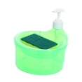 thumbnail image 6 of Soap Dispenser and Scrubber Holder Kitchen Soap Dispenser for Kitchen Hotel Green, 6 of 8